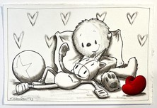 Fabio Napoleoni Fabio Napoleoni Then I Said Hellz Yeah, I have Magical Powers! (Original) - Framed